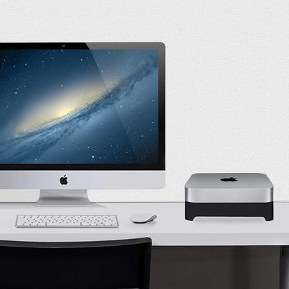 IFCASE Desktop Dust, Air Filter Stand for Mac Mini 2010-2023 M1 M2 Pro, Mac Studio M1 M2 Max/Ultra (Black)