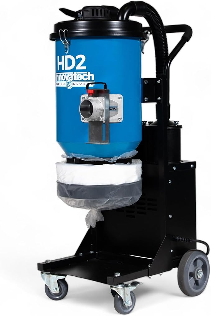 HOC BARTELL HD2 Two-Motor HEPA DUST Collector + Reverse-AIR Jet-Pulse Filter Cleaning System - North American Made!