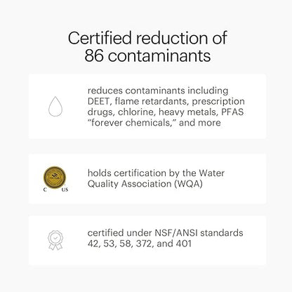 Brondell Capella Reverse Osmosis System, Under Sink, Black – 4 Stage RO Water Filtration, Designer Chrome Faucet with LED Filter Change Reminder – Quick Change Filters, WQA Certified