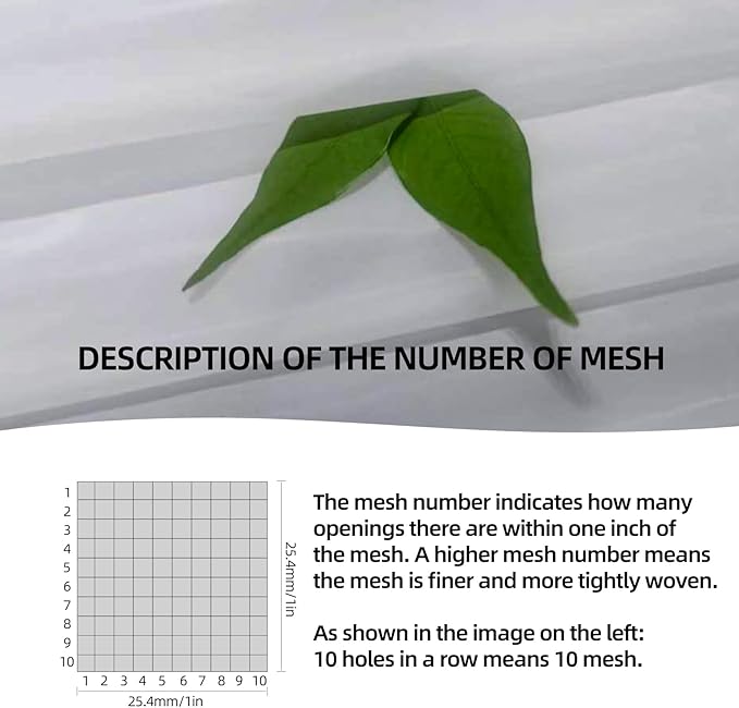 2Pcs Nylon Mesh Filter Cloth 39.4 x 39.4in– 400 mesh Fine Mesh Fabric Sheet, Heat-Cut Edges, Reusable Strainer Material for Nut Milk, Tofu, Soy Milk, Home Brewing, Gardening DIY, laboratory (400 mesh)