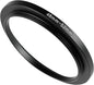 46-52mm Metal Step-Up Ring Adapter Compatible with Mirrorless Cameras DSLR Lens, UV CPL ND Filter Thread Converter, Black