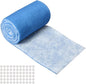 Air Vent Filters Roll, 12" x 90" Cut to Size Air Filters with 66PCS Hook&Loop Fasteners(35+ Filters), MERV 8 Triple Filtration Vent Filter Material for Home Floor, Ceiling, HVAC, Grilles (12x90 inch)