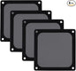 120mm Fan Dust Filter Mesh Compatible for Computer Cooler/PSU/Routers Nylon Mesh,Frame PC Fan Dust Meshes Cooler Filter Dustproof Computer Fan Grills (120 * 120mm,4pcs)