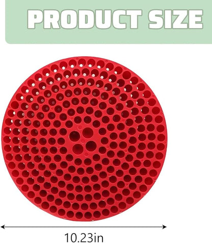 Bullet Car Wash Bucket Grit Trap Inserts, Vehicle Detailing Wash Filter for Remove Dust and Dirt, Automotive Cleaning Tool Fits 12 Inch Diameter Bucket, Universal for SUV RV Truck (Red)