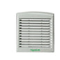 Schneider Electric NSYCAG223LPF Outlet Grilles for Electrical Boxes and Enclosures for Commercial and Industrial Use, Includes G2 Filter, Fits 92 x 92 mm Cutouts