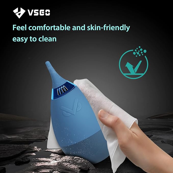 VSGO Camera Air Blower with Filter Compressed Air for for Nikon, Sony, Canon Lens and Sensor Cleaning, Tumbler Design Blue (V-B012E)