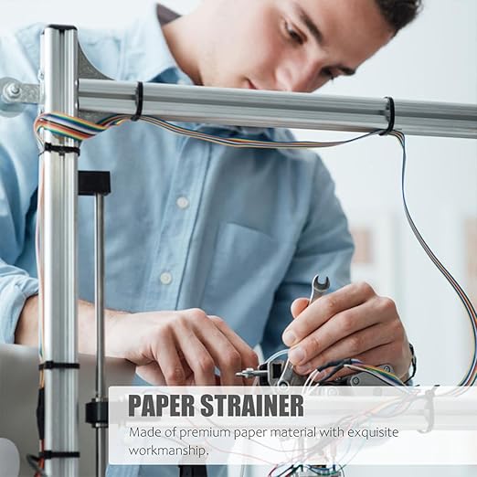 30Pcs Disposable Photosensitive Resin Strainer Funnel 3D Printer Accessories Consumable Paper Filter for SLA Resin Printing with 3pcs (10Pcs Each)