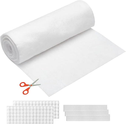MERV 13 Filter Material, 23 Ft² Electrostatic Media Cut to Fit Air Filters for Stops Dust and Pet Dander as Small as 0.3 Microns for AC HVAC Purifiers Fan Floor Vents Electrostatic Filter