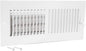 EZ-FLO 12 x 4 Inch (Duct Opening) Air Vent Cover for Wall or Ceiling, Two-Way Ventilation Register, Solid Steel HVAC Register Cover, White, 61611