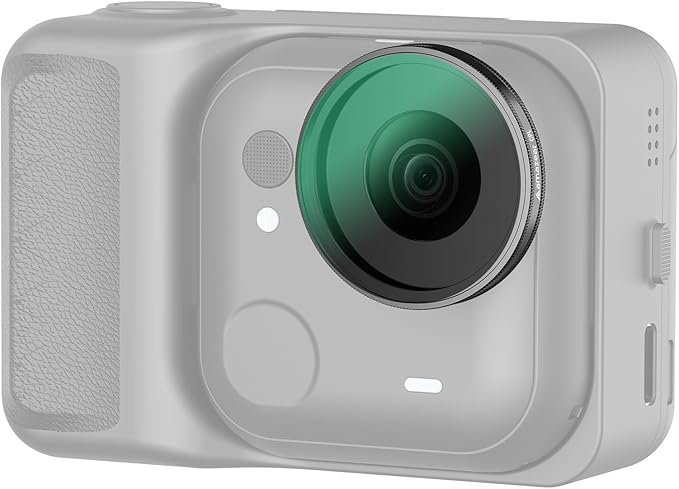 AMAZEAR CPL Filter for Insta360 GO Ultra Accessories, Insta 360 GO Ultra Circular Polarizing Lens to Reduce Glare & Enhance Colors, Screw-in Design, HD Optical Glass Pro Filter