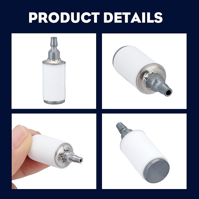 530095646 Fuel Filter for Husqvrna Compatible with Poul-an Trimmer Chainsaw Leaf Blower 128LD 124 125 128 Series String Trimmer Brush Cuter Pole Pruner Edger Weedeater 2Pack