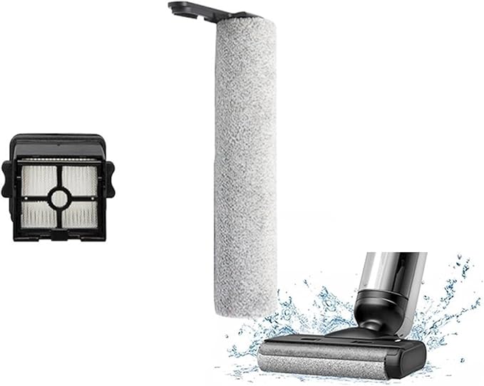 Main Roller Brush with Filters，Compatible for Ultenic，AC1 Elite Floor Scrubber Wet Dry Vacuum Cleaner Accessories