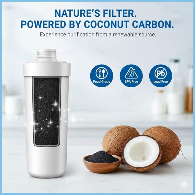 Samsung® HAF-CIN/EXP DA29 Water Filter Replacement – Compatible with DA29-00020B – Carbon Block 99% Contaminant Reduction – Fresh Water & Ice – 6 Month Life 1 PACK