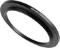 46-55mm Metal Step-Up Ring Adapter Compatible with Mirrorless Cameras DSLR Lens, UV CPL ND Filter Thread Converter, Black