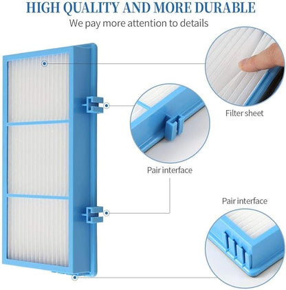 DerBlue 8pcs Replacement Filters Compatible with Holmes AER1 Type Total Air Filter,for 30AT and 242-NUC,Total Air Filter Replacement Filters for 30AT