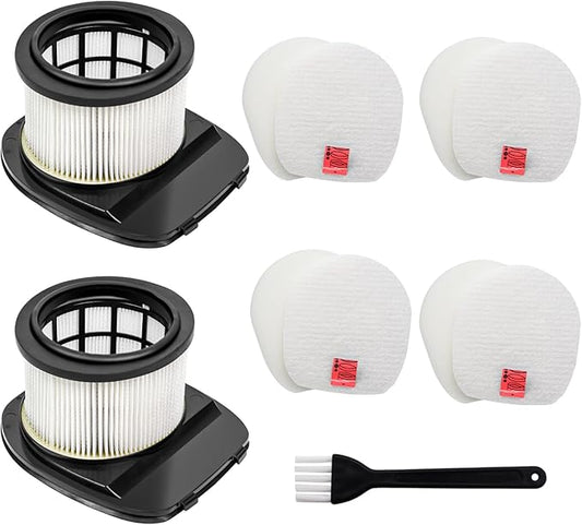 IZ377H IZ376H IZ362H Filter Replacement for Shark IZ363HT IZ382H IZ462H IZ387H IZ163H IZ483H IZ482H IZ162H IZ361H Pet Cordless Stick Vacuum, Part XHF161H & 617FJ140, 2 HEPA 4 Foam Felt Filter