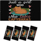 4 Pcs Fluorescent Light Covers for Ceiling Lights Cute Capybara Gifts Hearts Nature Just Girl Who Loves Capybaras Decorative Magnets Light Filters for Office Home Classroom Must Haves 4’ x 2’