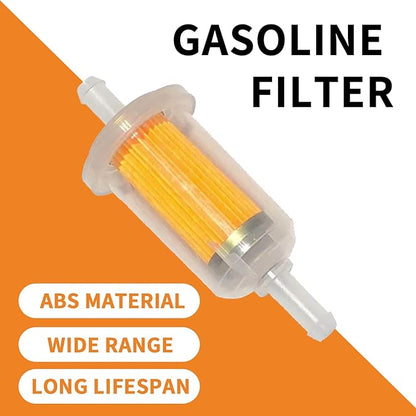 2 Pcs Motorcycle Fuel Filter,High Flow Inline Diesel Gasoline Fuel Filter,Universal For Replacement For Cars, Motorcycles, Scooter Dirt Bikes