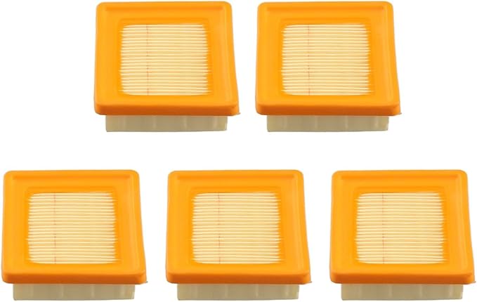 Air Filter Replacement 4180 141 0300 for KM91R/KM131/FS89/FS91/FS111/FS131/FS311 String Trimmer and Brush Cutter Models 5 Pack for Outdoor Power Equipment