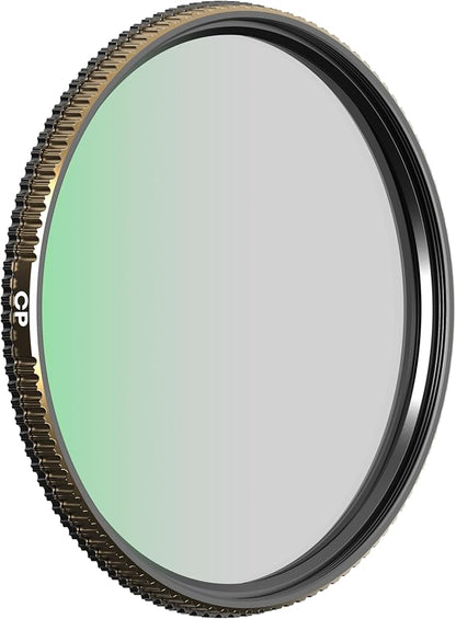PolarPro - Circular Polarizer (CP) Filter - 82mm – Premium CinemaSeries™ Glass, Anti-Reflective Coating, Ultra-Durable Aluminum Frame – Professional Lens Filter for DSLR & Mirrorless Cameras