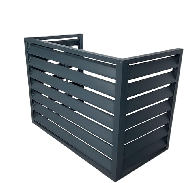 Outdoor air conditioning fence, multifunctional air conditioning privacy screen, outdoor air conditioning hidden protective cover, sturdy and durable,easy to install,suitable for gardens and balconies