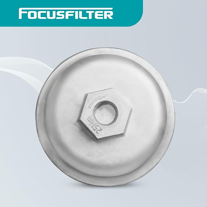 FOCUSFILTER 12583470 OEM Grade Oil Filter Housing Cover Cap, for Camaro, Buick Enclave, Cadillac CTS ATS STS SRX, GMC Canyon 3.6L V6 2004-2016, Replaces 917-046