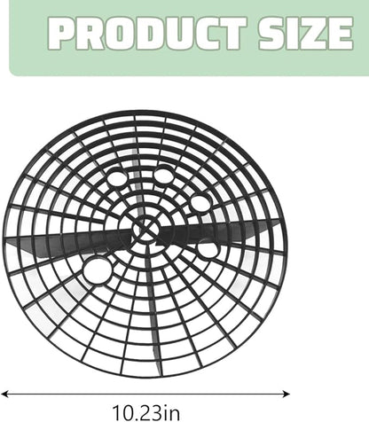 Car Wash Bucket Grit Trap Inserts, Vehicle Detailing Wash Filter for Remove Dust and Dirt, Automotive Cleaning Tool Fits 12 Inch Diameter Bucket, Universal for SUV RV Truck (Black)