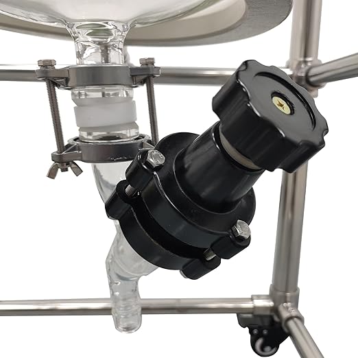 INTSUPERMAI 50L Buchner Funnel Filtering Kit, with 50L Vacuum Flask, Stainless Steel Frame, Negative Pressure Filtration, Lab Vacuum Suction Filter for Liquid-Liquid Extraction