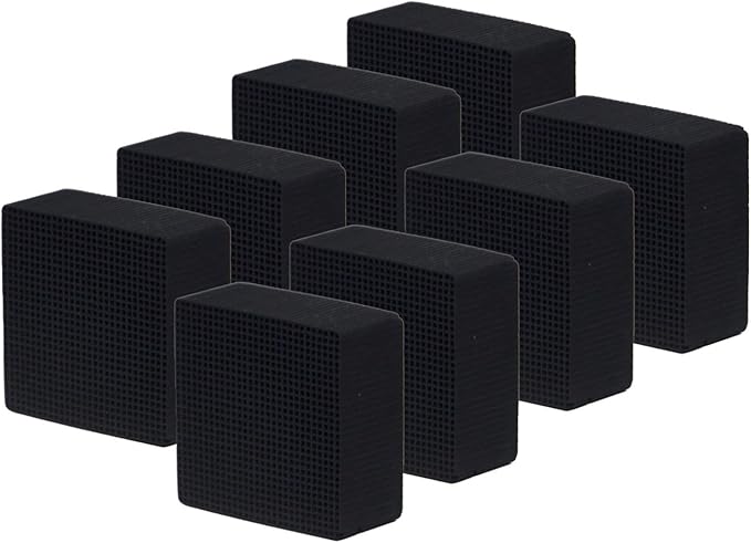 PUREBURG Replacement Filter Compatible with ANYCUBIC & ELEGOO 3D Printer Mini Air Purifier,Pack of 8, 1.5" x 1.5" x 0.63" Activated Cabon Odor VOCs Clean