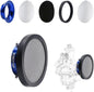 Carburetor Carb 40mm Air Filter Cleaner Velocity Stack Modified Trumpet with Sponge Filter Steel Mesh for VM22 PZ22 GX160 GX200 Short Fast Intake Suggest for Small Displacement (Blue,40mm)