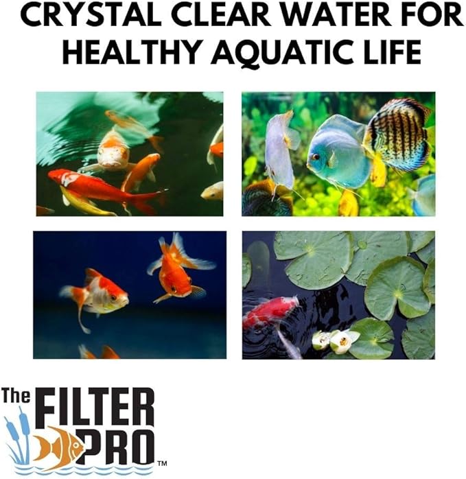Black Coarse Filter Media, 1.25" Thick, 14" x 56" Roll, Perfect for Aquariums, Ponds or Water Gardens, Made in USA