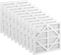 10 Pack HEPA 550 Air Filter Replacement Set Compatible with CleahShield HEPA 550 Air Scrubber and Abestorm HEPA 550 Air Scrubber MERV-13 Filter Size 13.7×14.8×0.8 in