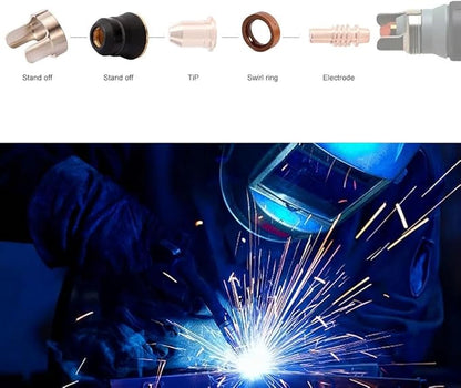 fits Harbor Freight Titanium Plasma65 TI-PC65 iPT-65 TI-PC45 iPT-45 56255 56811 59182 58895 59164 Plasma cutter consumables kits Standoffs+Ring+Cap 3pk