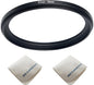 67mm Lens to 58mm Camera Lens Adapter 67mm to 58mm Step Down Ring Adapter Ring for All Brands of UV ND CPL, with Premium Lens Wiping Cloth 2 Pack (67mm-58mm)