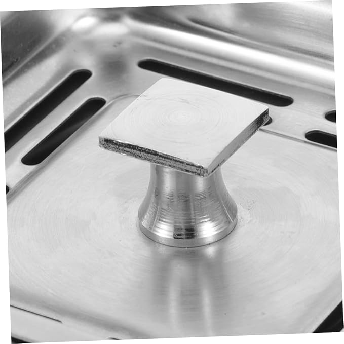 Mipcase 2Pcs Kitchen Sink Drain Strainer and Stopper with Square Lid Food Waste Disposer Plug for Home Kitchen Sink Catcher Anti-blocking Mesh Filter for Efficient Waste Processing