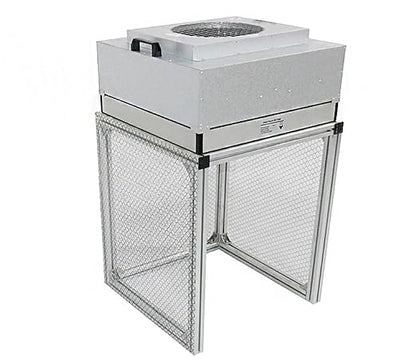 220V Vertical Laminar Dust Free Workshop with HEPA Filter, 23.62"×23.62" Aluminum Air Flow Clean Bench, Multi-Wing Centrifugal Fan, for Phone Repair Workshop, Laboratory Use