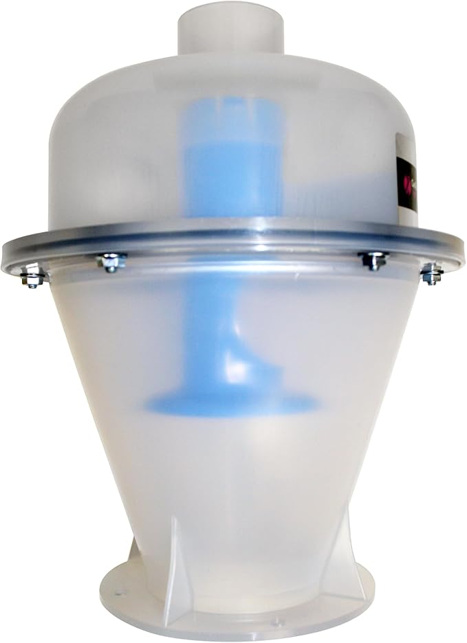 Assembled Quick Click Dust Separator with 5 Gallon Locking Collection Bin