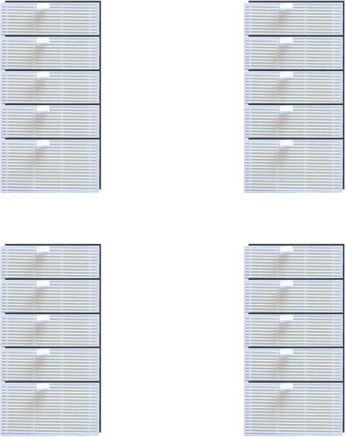 Washable HEPA Filters For Uninell UR3 Robot Vacuum Cleaner, Filter Paper Captures Fine Dust, Sturdy And Long-Lasting, Helps Keep Air Fresh And Floors Hygienic(20 PACK)