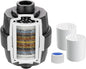 Hibbent Shower Filter for Hard Water, High Output Shower Head Filter to Remove Chlorine and Fluoride, 20 Stage Showerhead Filter, Shower Filter with 2 Replaceable Filter Cartridges, Oil-Rubbed Bronze