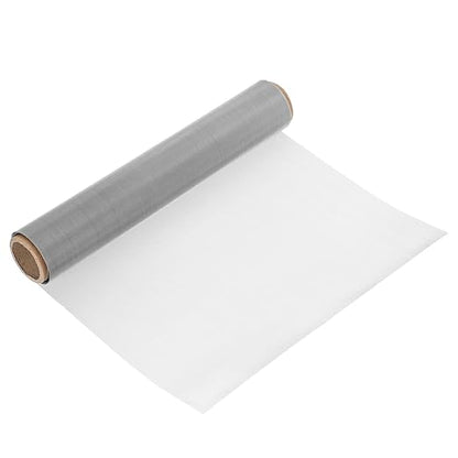uxcell 2Pcs 50 Mesh 39" x 12" Woven Wire Mesh, 304 Stainless Steel Air Vent Filter Screen, Window Screen Mesh for DIY Projects Vents Cover Filtration Animals Fence