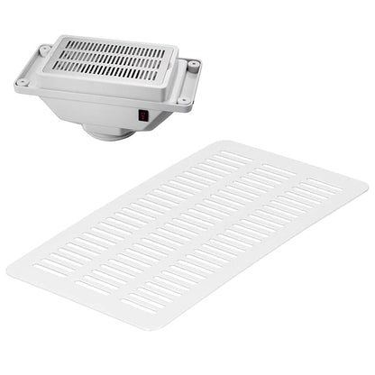 Filter Replacement for YM8A Nail Dust Collector, Stainless Steel Accessory Effectively Captures Dust During Filing and Polishing, Rust Free and Durable Design, 19.8 x 12.4cm