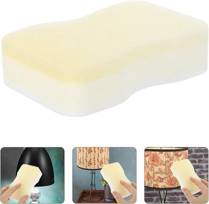 15Pcs Lampshade Cleaner Sponges Fabric Cleaning Dry Cleaning Puff Dust Removal Reusable Sponge Set for Lampshades Curtains Pet Hair Upholstery