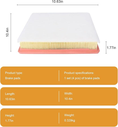 Engine Air Filter 23248945 Compatible with Chevrolet Colorado & GMC Canyon, 2015-2022, 2.5L 2.8L 3.6L, Flexible Panel