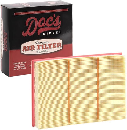 Doc's Diesel Engine Air Filter 6-Pack DPA10564-6 | Compatible with Nissan Titan XD 5.0L Cummins 2016-2019 | Replaces 16546-EZ40A