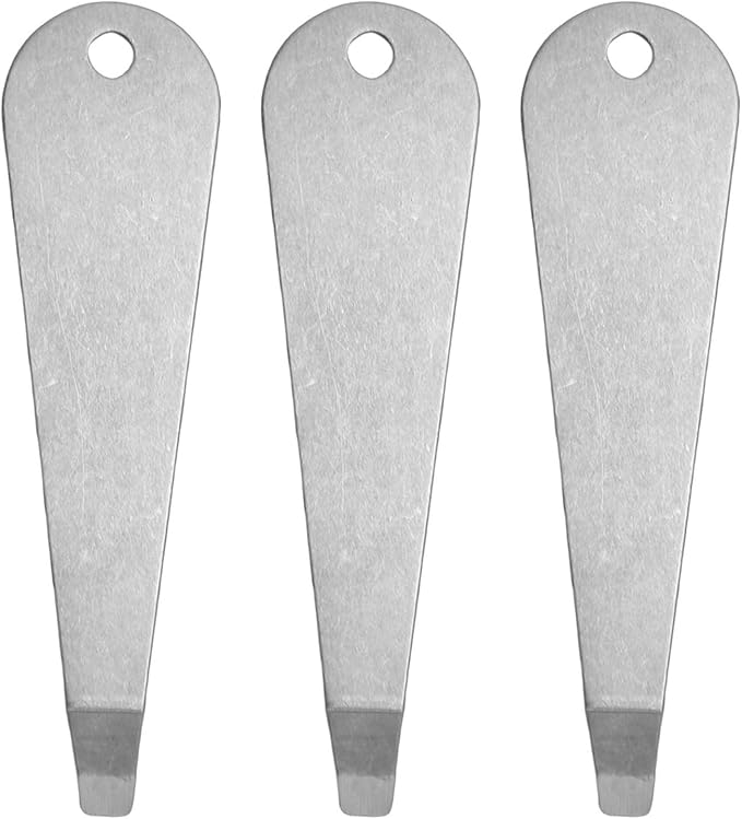 AUNMAS 3pcs Portafilter Basket Pry Removal Tool, Stainless Steel Ergonomic Design Quick Easy Cleaning Filter Basket Remover for Home Coffee Brewing