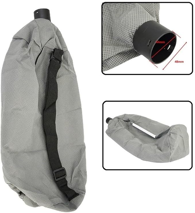 Dust Collector Vacuum Bag for Self-Vacuum Wall Sanders Long Pole Drywall Sanding Machine Compatible Replacement for Renovation Tools 1 or 2 Pack(2PCS)