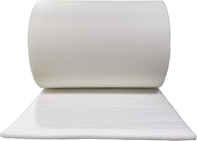 wioboy Paint Booth Ceiling Filter, Spray Booth Tacky Intake Filter for Down Draft Paint Booths (36" x 120" (4/case))