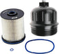 iFJF TP1015 Fuel Filter and 134001 Housing Cap Replacement for Duramax 6.6L 2017-2024 Chevy Silverado/GMC Sierra 2500HD 3500HD L5P Diesel Engine(Black Cap)