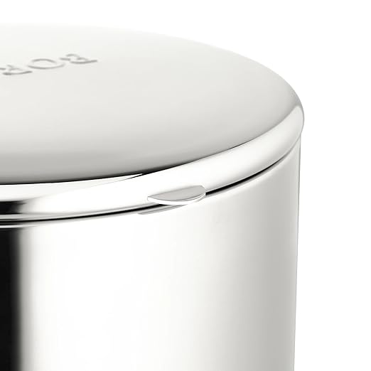 Boroux Compact Gravity-Fed Countertop Stainless Steel Water Filter System | 1.8 Gallons with 2 Authentic Black Foundation Filters