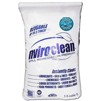 2-N-1 Water-Filtering | Super Absorbent & Encapsulant Spill Cleanup up to 216lbs, Commercial Poultry Bio-Waste, Spilled Liquids, Feed Moisture,Floor Maintenance & More, 1.5 Cu Ft Pack of 1